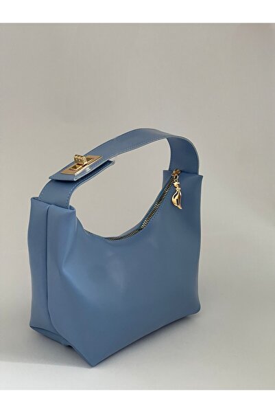 ROYAL LADYS Fermuarlı Gold Tokalı Kol ve El Çantası