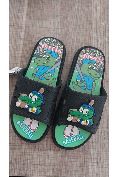 GEZER Crocodile Patterned Summer Children's Slippers