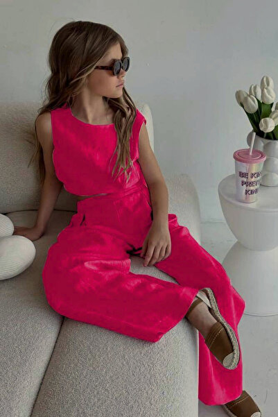 Yerli Pink Linen Set
