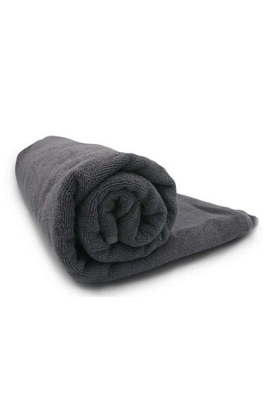 Polska Grupa Tekstylna Thera Grey Towel for SPA Made of High Quality Cotton, 500 Gr/Mp, 100 x 150 Cm, Color Grey