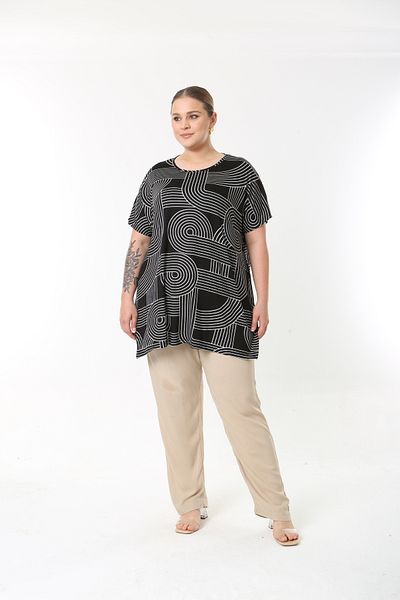 XL Modam Women's Plus Size Tunic Pants Set