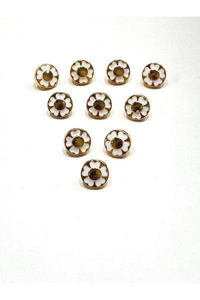 karantuhafiye Blouse Button / Metal Blouse Button / 10 Pieces / Model 3