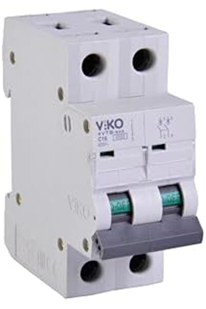 STOREMAX صمام حماية أوتوماتيكي 4VTB-2C16 من سيلبيوست، 4.5 كيلو أمبير، نوع C، ثنائي القطب، 16 أمبير، عصري، 266450