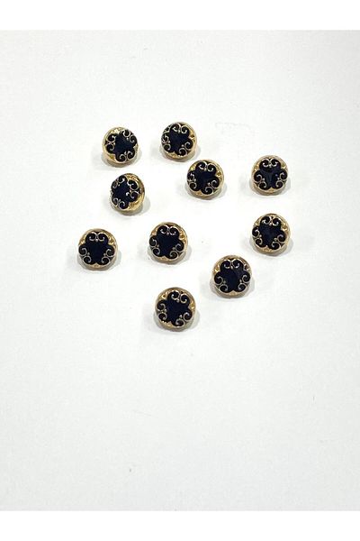 karantuhafiye Blouse Button / Metal Blouse Button / 10 Pieces / Model 9