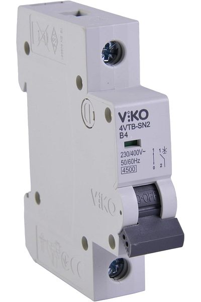 STOREMAX Jvnnastore Automatic Fuse 4.5Ka B Type 1 Pole 04A Trendyfr 646268