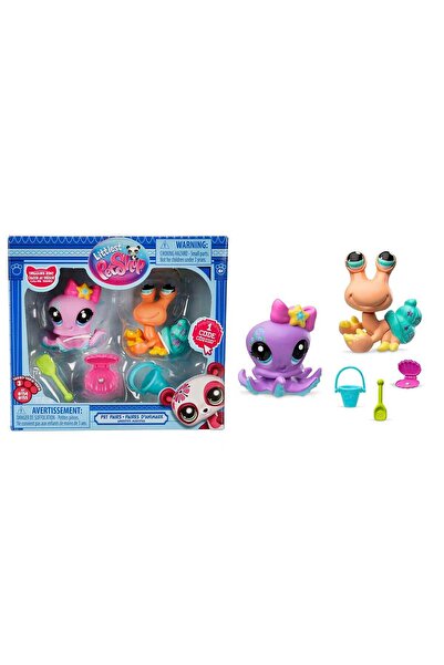 TOYFEST LPS Miniş 2’li Figür Seti Seri 3 No:154-155 Ahtapot ve Hermit Yengeci