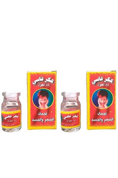 Generic مجموعة من قطعتين من دم الغزال آكر فاسي للعناية بالشعر والجسم