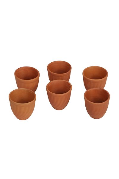 Generic طقم أكواب تاكويلا من آرك ناتشورالز، 6 قطع. مصنوع يدويًا بأيدي حرفيين. طين نقي.