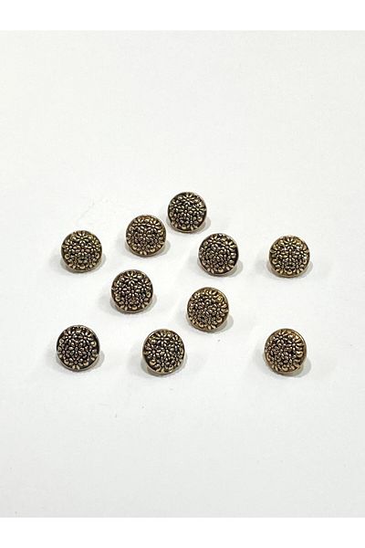 karantuhafiye Blouse Button / Metal Blouse Button / 10 Pieces / Model 8