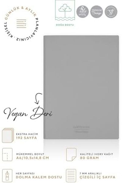 STOREMAX Muartshop Flexible Cover Pocket Notebook A6 Cream 96 Yp. Striped 871301