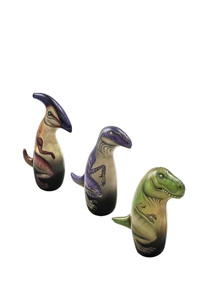 BESTWAY Inflatable Dinosaur Shaped Boxing Toy for Kids - Height 96 cm