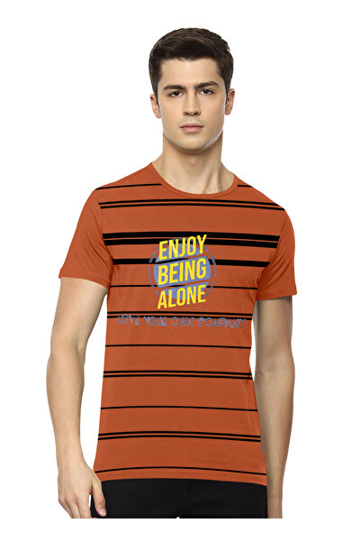 LAUREN SMITH : Men’s 100% Cotton Round Neck T-shirt and Short sleeves with Ch...