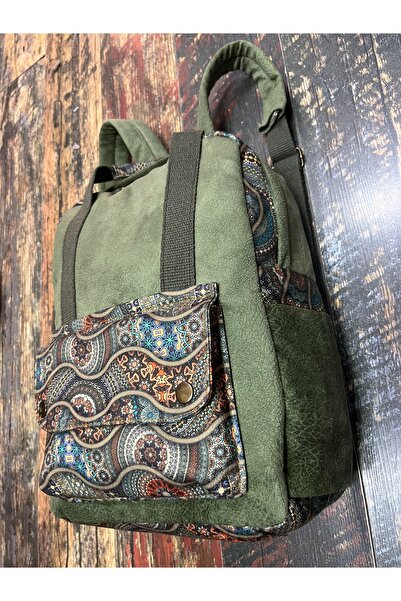Street Bag Ethnic Authentic Waterproof Backpack with Laptop Compartment and Carry Sleeve