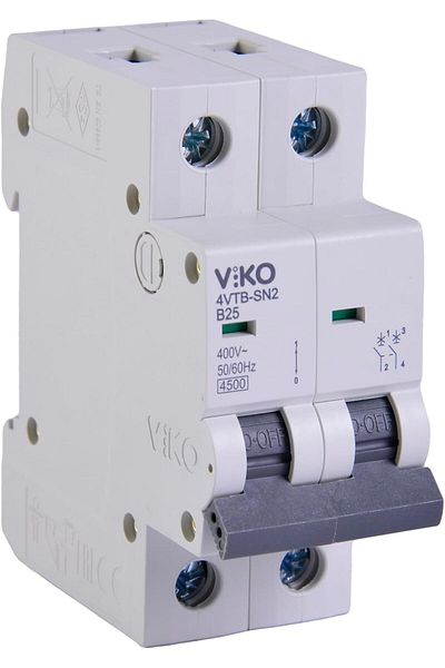 STOREMAX Jvnnastore Automatic Fuse 4.5Ka B Type 2 Pole 25A Trendyfr 646268