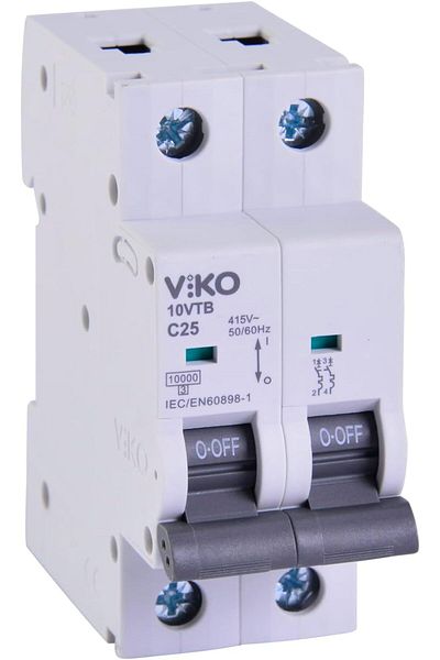 STOREMAX Jvnnastore Automatic Fuse 10Ka C Type 2 Pole 25A Trendyfr 646268