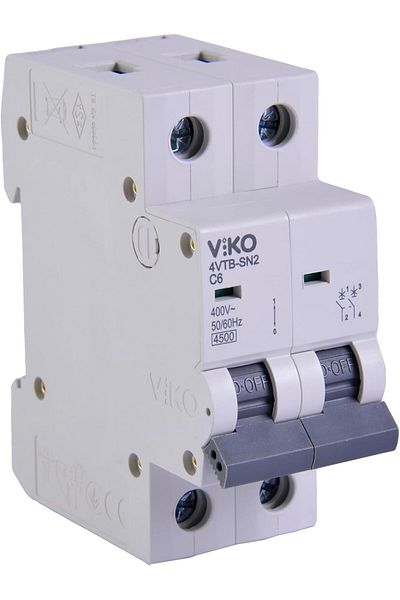 STOREMAX Jvnnastore Automatic Fuse 4.5Ka C Type 2 Pole 06A Trendyfr 646268