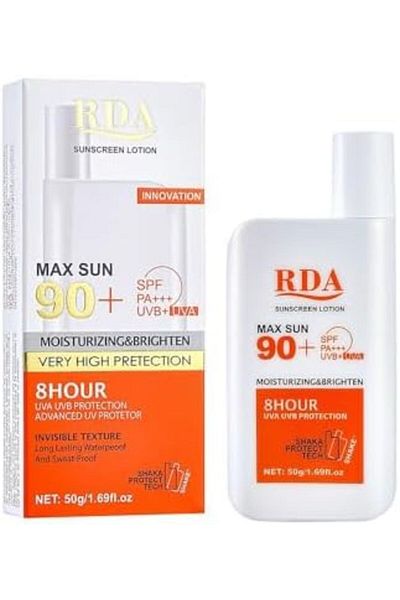 RDA 90 SPF Whitening Moisturizing Skin Protection Sunscreen 50g