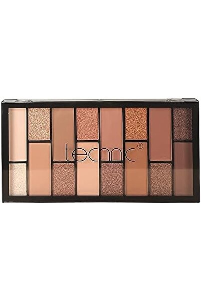 TECHNIC لوحة ظلال العيون المكشوفة - 16 لونًا طويل الأمد وقابل للمزج
