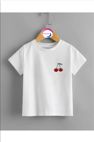 Pelna Children's Tshirt Printed Black-White Printed