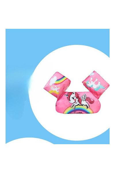 bzstore Life Vest for Kids with Swim Wings, Pink, Unicorn Model