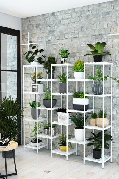 Mgr Office Mimoza Çok Amaçlı Moblen Saksılık Çiçeklik Rafı Saksı Çiçek Standı Raf