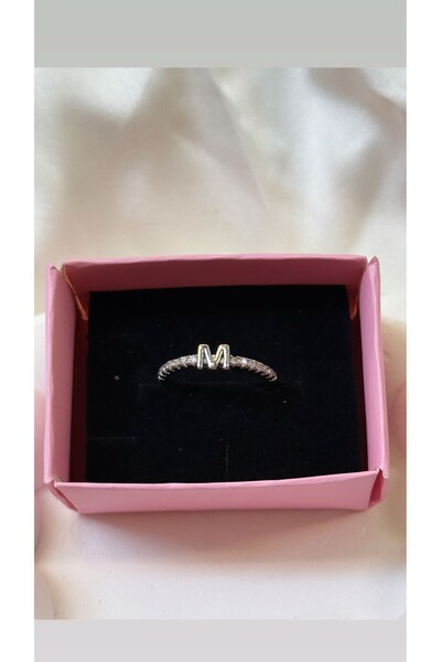 ÖNKÜTAKI Kişiye Özel Baş Harfli Kaplama Yüzük