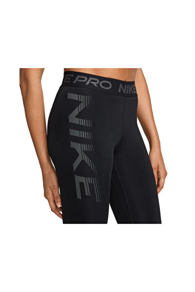 Nike Dri-Fit Pro Yüksek Bel 7/8 Kadın Siyah Tayt
