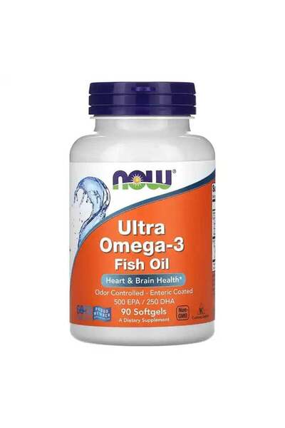 Now Foods ألترا أوميجا 3 90 كبسولة هلامية