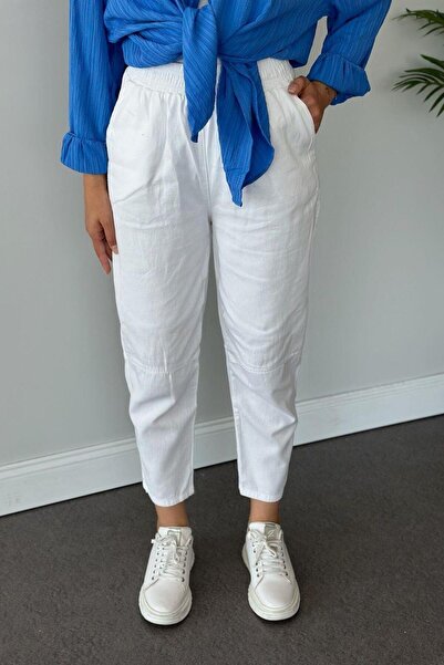 Şulemoda Giyim Beyzing Trousers White