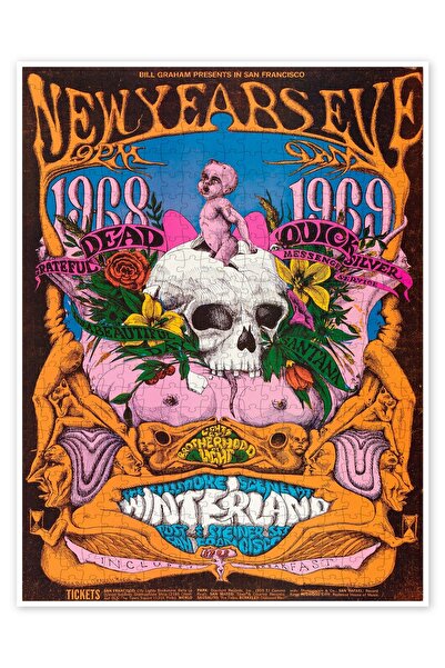 Jeronkarji Yılbaşı Konseri, Grateful Dead 500 Parça Puzzle Yapboz Klasik Film Temalı