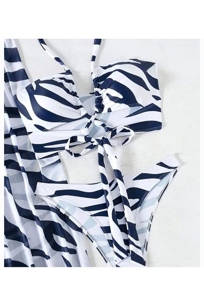 G&H UNDERWEAR Σετ μπικίνι Amazon Zebra Dark Navy Blue