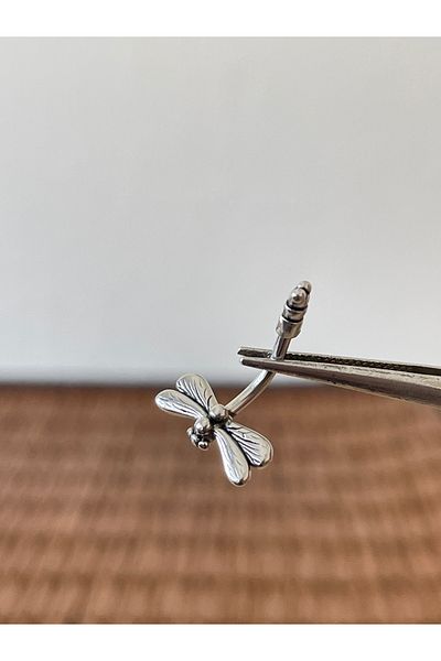 Rupen Kraft 316 L Surgical Steel Dragonfly Model Belly Piercing