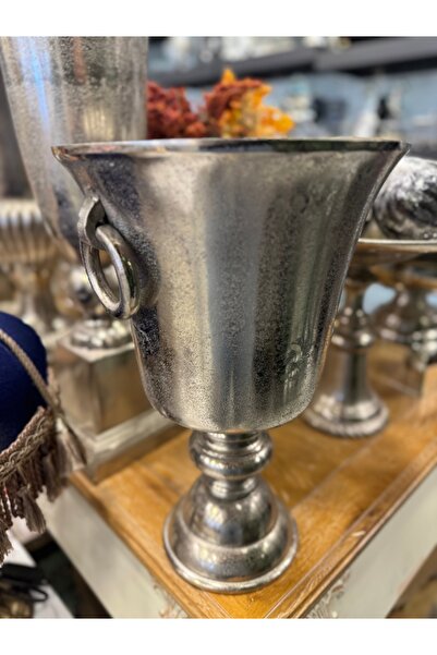 hediye ESTERHOMEDECOR Μεγάλο μεταλλικό βάζο 41 εκ.