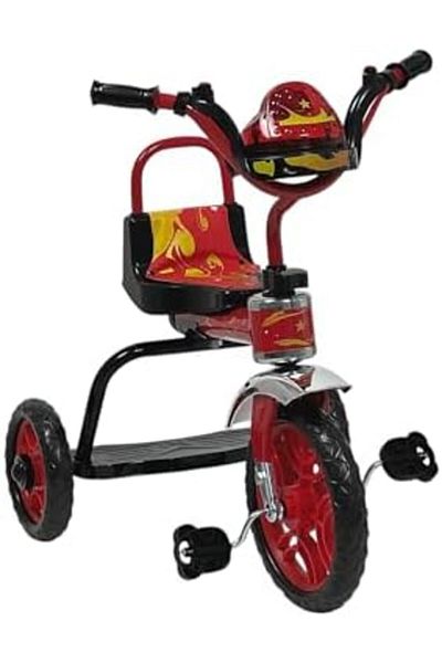 ALBADER Iron Tricycle For KIds, Balance Bike With One Seat, Bicycle for Kids Toy With Sounds