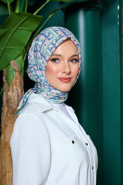 İpekhan Eșarfă moale de colecție Marrakech Somon Amethyst 1203-10