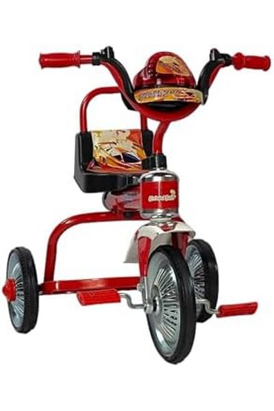 ALBADER Tricycles For Kids, Children Bike With One Seat, Steel Trikes For Children With Music