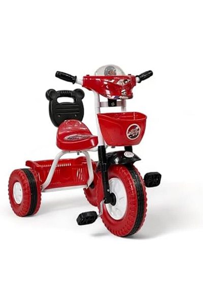 ALBADER Kids Tricycles, Toddler Trike With Double Basket, Indoor and Outdoor Children's Tricycles