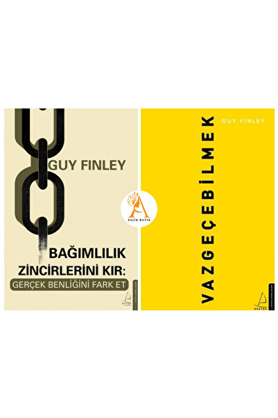 Destek Yayınları Bağımlılık Zincirlerini Kır: Gerçek Benliğini Fark Et/Vazgeçebilmek/Guy Finley/2 Kitap Set