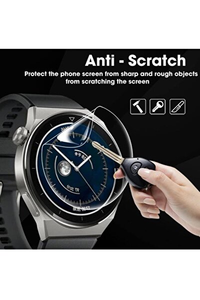 Huawei Watch GT3 42 mm İle Uyumlu Ekran Koruyucu Şeffaf TPU Film 2 Adet