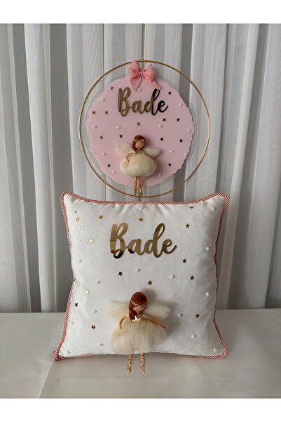 Karudesignn PLEKSİ PERİ KIZI KAPI SÜSÜ & TAKI YASTIĞI