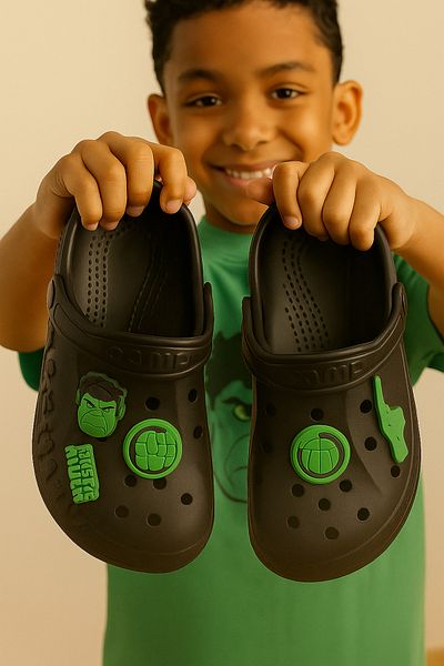 Behtah Kundura Boy's Closed Front Garden Pool Daily Sandals Superhero Slippers