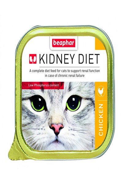 Beaphar طعام رطب - دجاج حمية الكلى (16 قطعة × 100 غرام)