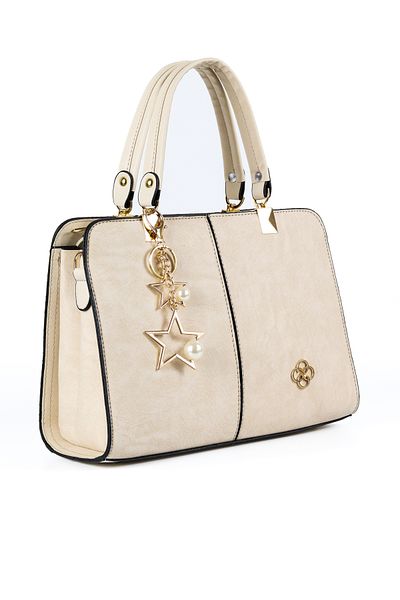 MOLDİVA Five Compartment Shoulder and Arm Bag with Adjustable Long Strap Vienna Leather