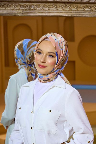 İpekhan Marrakech Συλλεκτικό Μαλακό Κασκόλ Mink Brown 1202-10