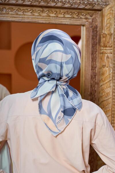 İpekhan Marrakech Συλλεκτικό Μαλακό Κασκόλ Λεβάντα Γκρι 1201-07