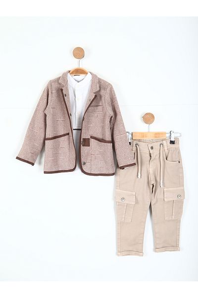 xo kids moda Boy's Top and Bottom Set 2-5 Years 12097