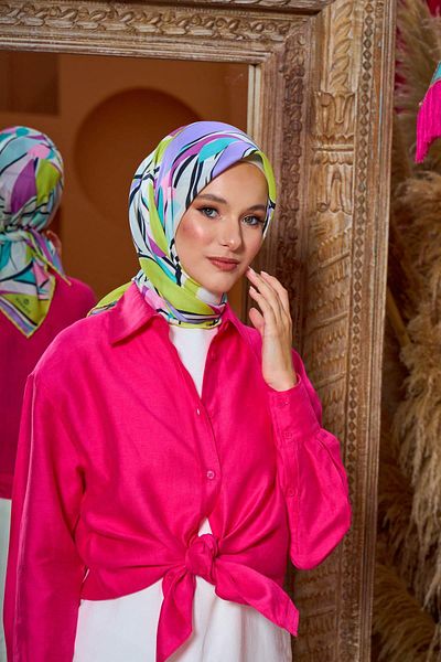 İpekhan مجموعة مراكش وشاح ناعم خفيف الخردل جمشت 1199-06