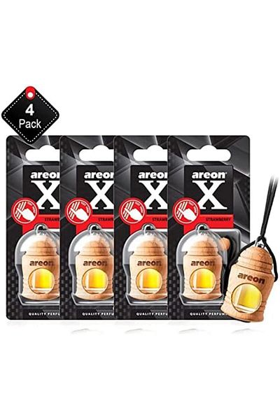 Areon - Air Freshener Fresco X Strawberry - (Pack of 4)