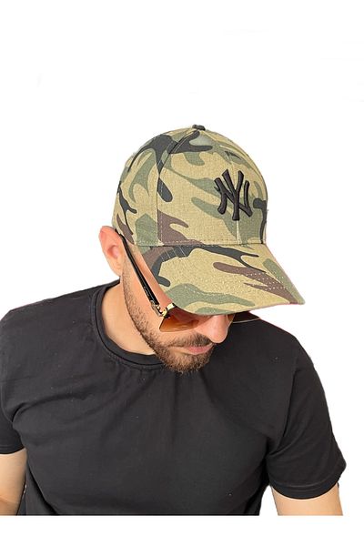 ZERAMİNE Unisex Baseball Ny Embroidered Hat Velcro
