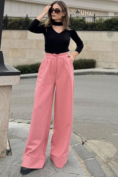 NEW LAVİVA Women's Pink Trousers - 700-3450